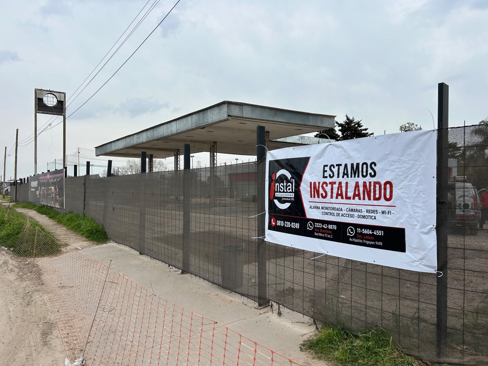 Instalación de seguridad en obra